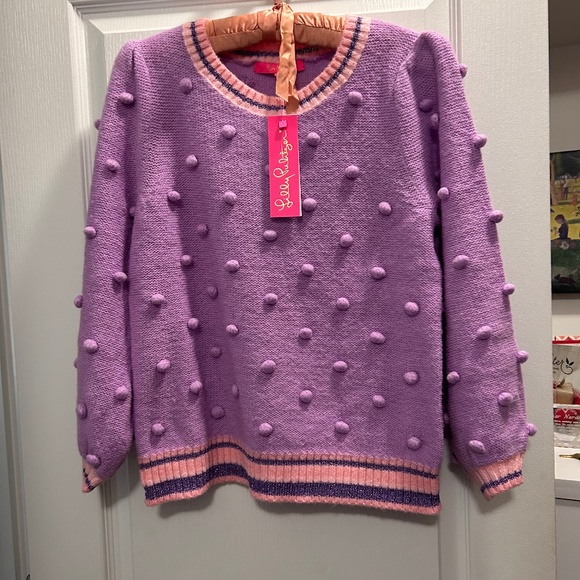 LILLY PULITZER LAVENDER SWEATER NEW WITH TAGS - Picture 1 of 3